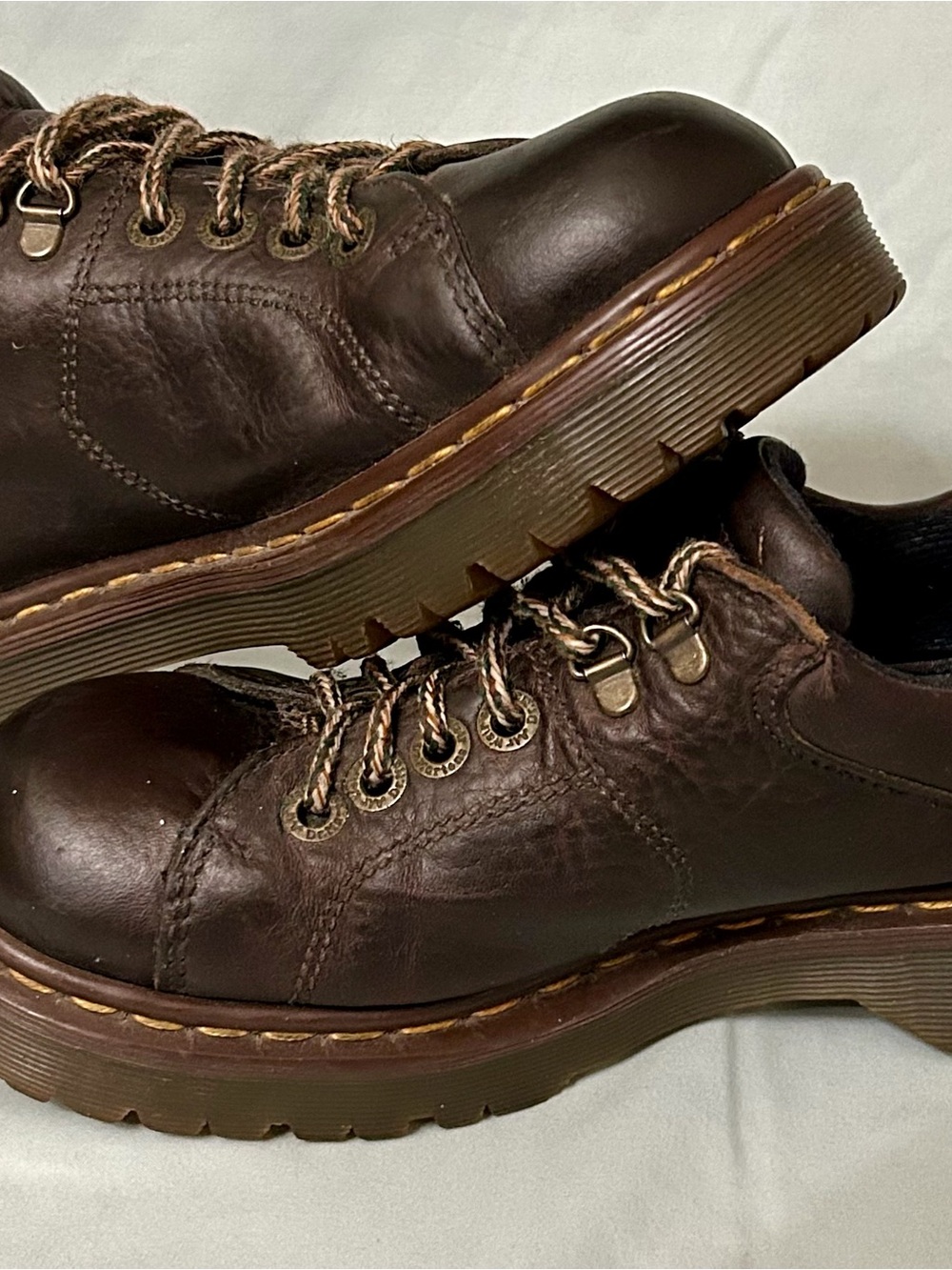 Vintage Dr. Martens 8312 Made in England Chunky Leather Oxford Shoes Lug Sole 8